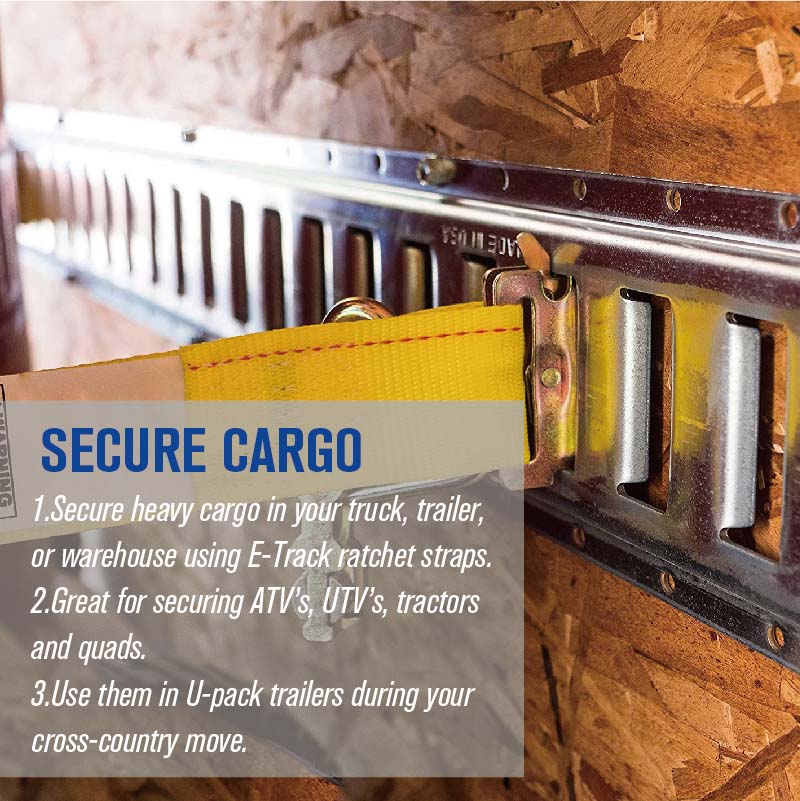 Heavy-Duty Galvanized Steel E-Track System