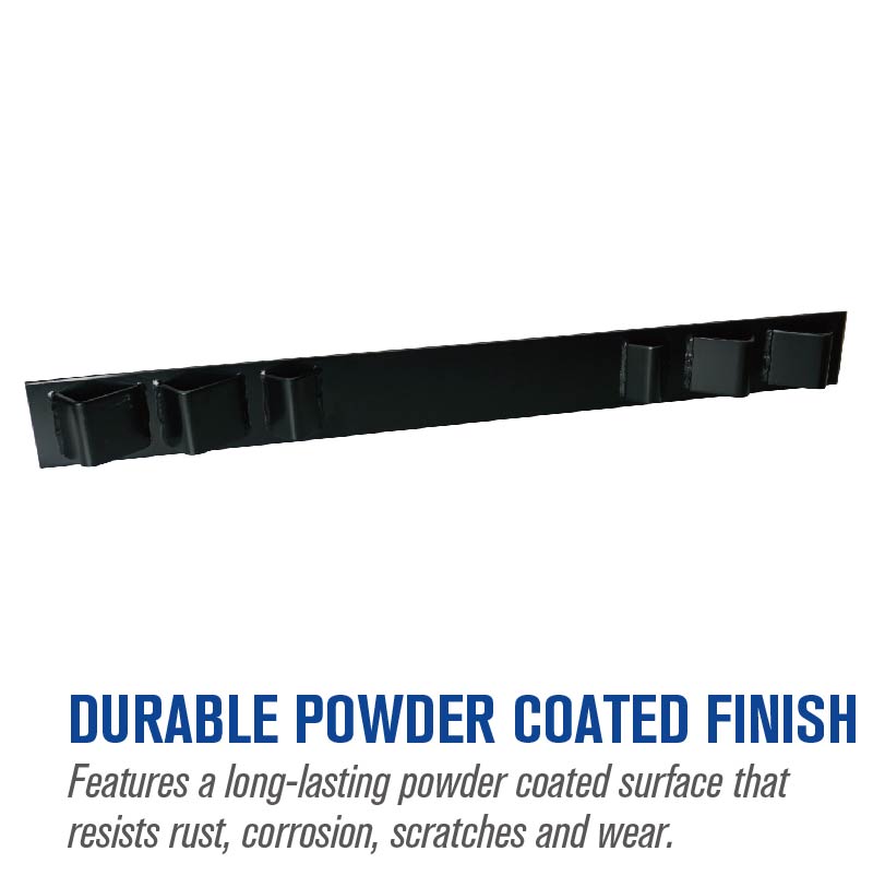 resists rust, corrosion, scratches and wear. Durable Powder Coated Finish