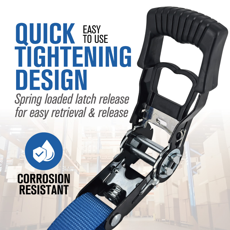 Ratchet Strap with S Hooks
