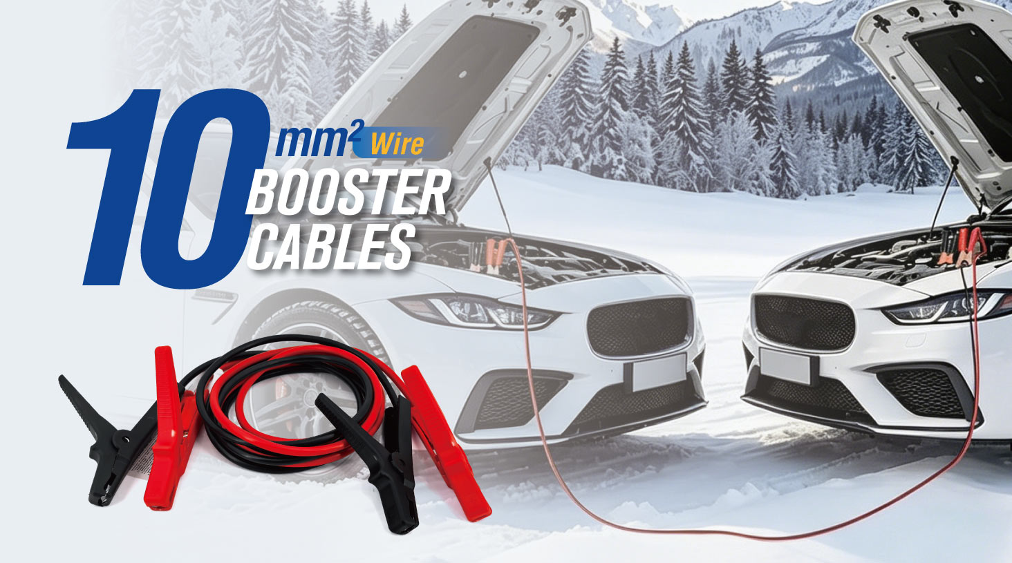 120A 10mm&sup2; jumper cables