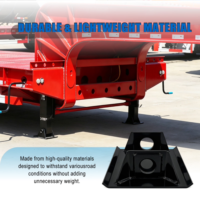 Heavy Duty Landing Gear Foot Replacement Base for Semi Trailer Jack Leg