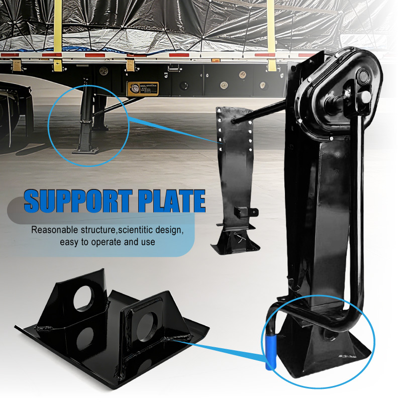 Heavy Duty Landing Gear Foot Replacement Base for Semi Trailer Jack Leg