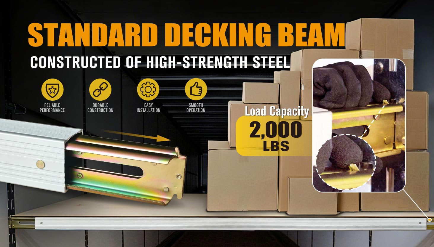 Heavy Duty Aluminum Decking Beam