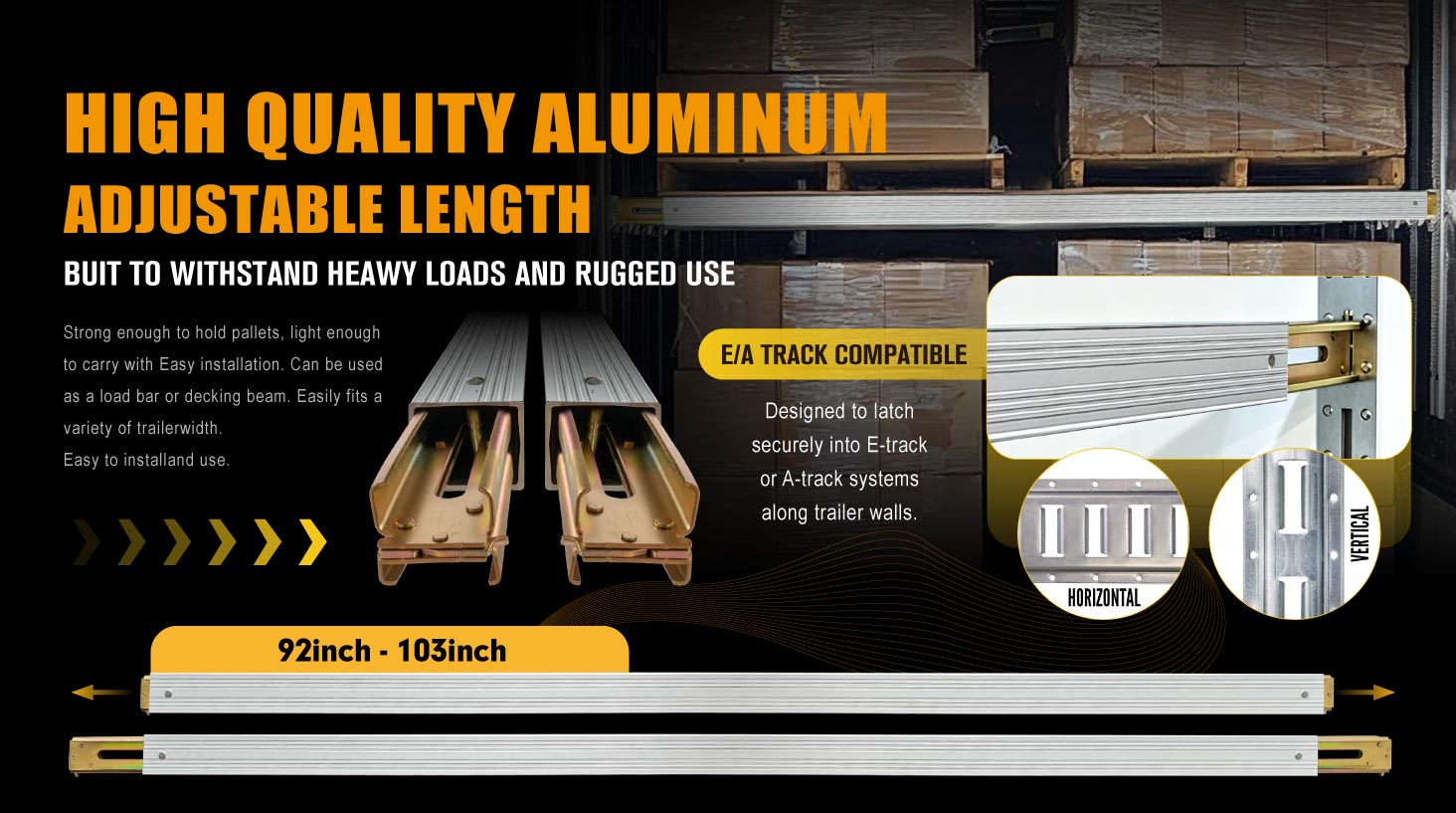 Heavy Duty Aluminum Decking Beam
