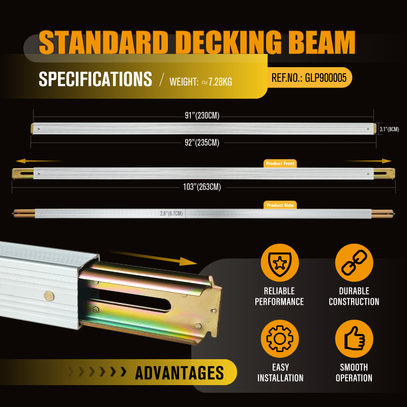 Viga de apuntalamiento de aluminio ajustable de 92