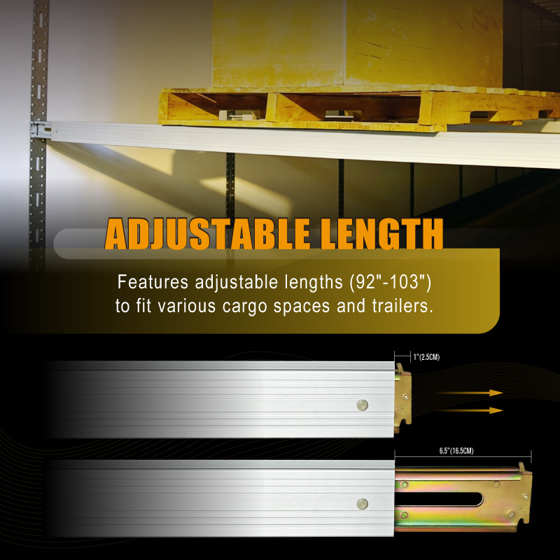 Viga de apuntalamiento de aluminio ajustable de 92