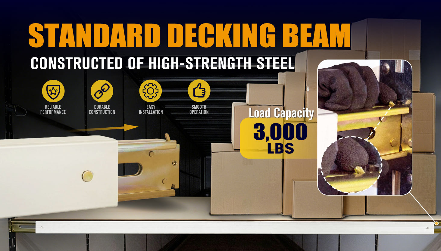 Heavy Duty Aluminum Decking Beam