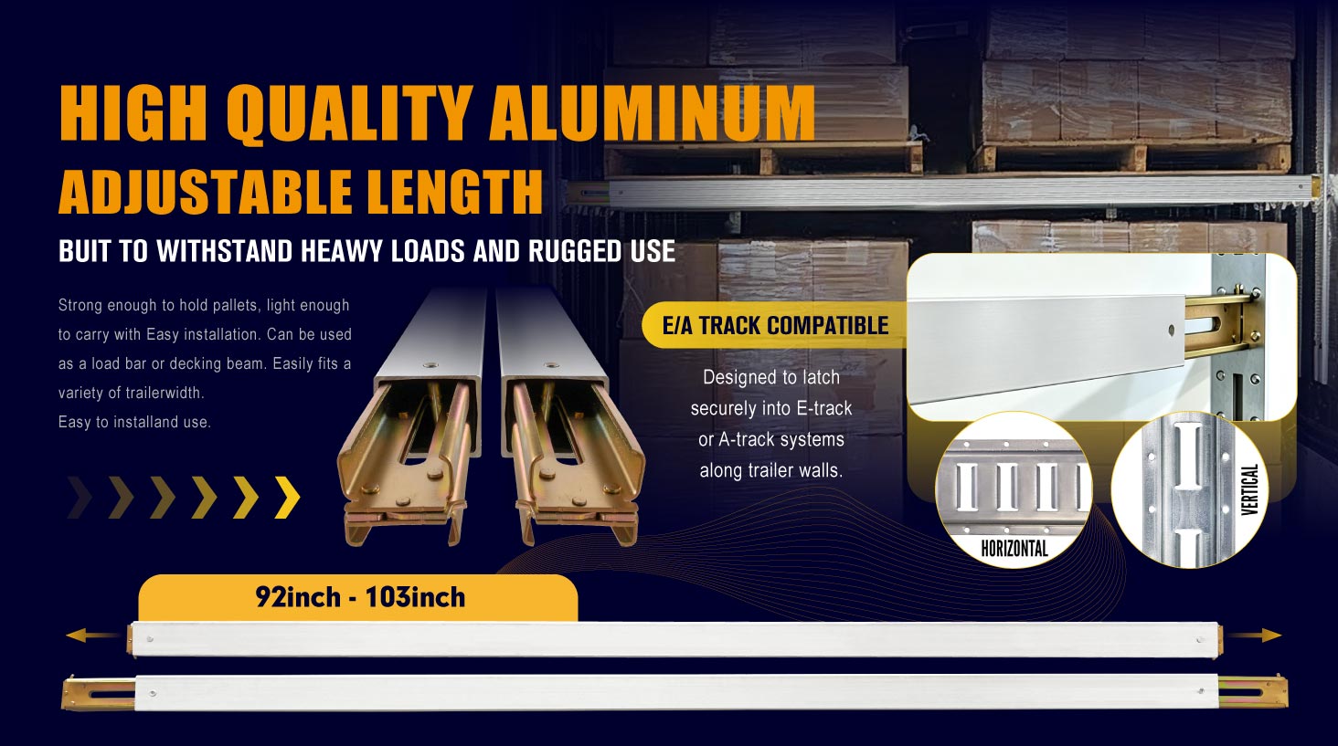 Heavy Duty Aluminum Decking Beam